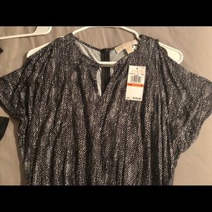 SOLD-NEW Open shoulder Michael kors dress